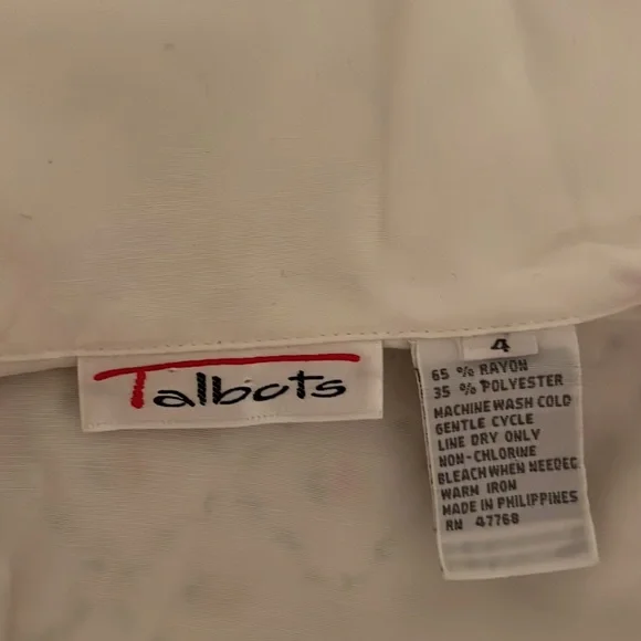 Talbots vintage blouse - Picture 4 of 6